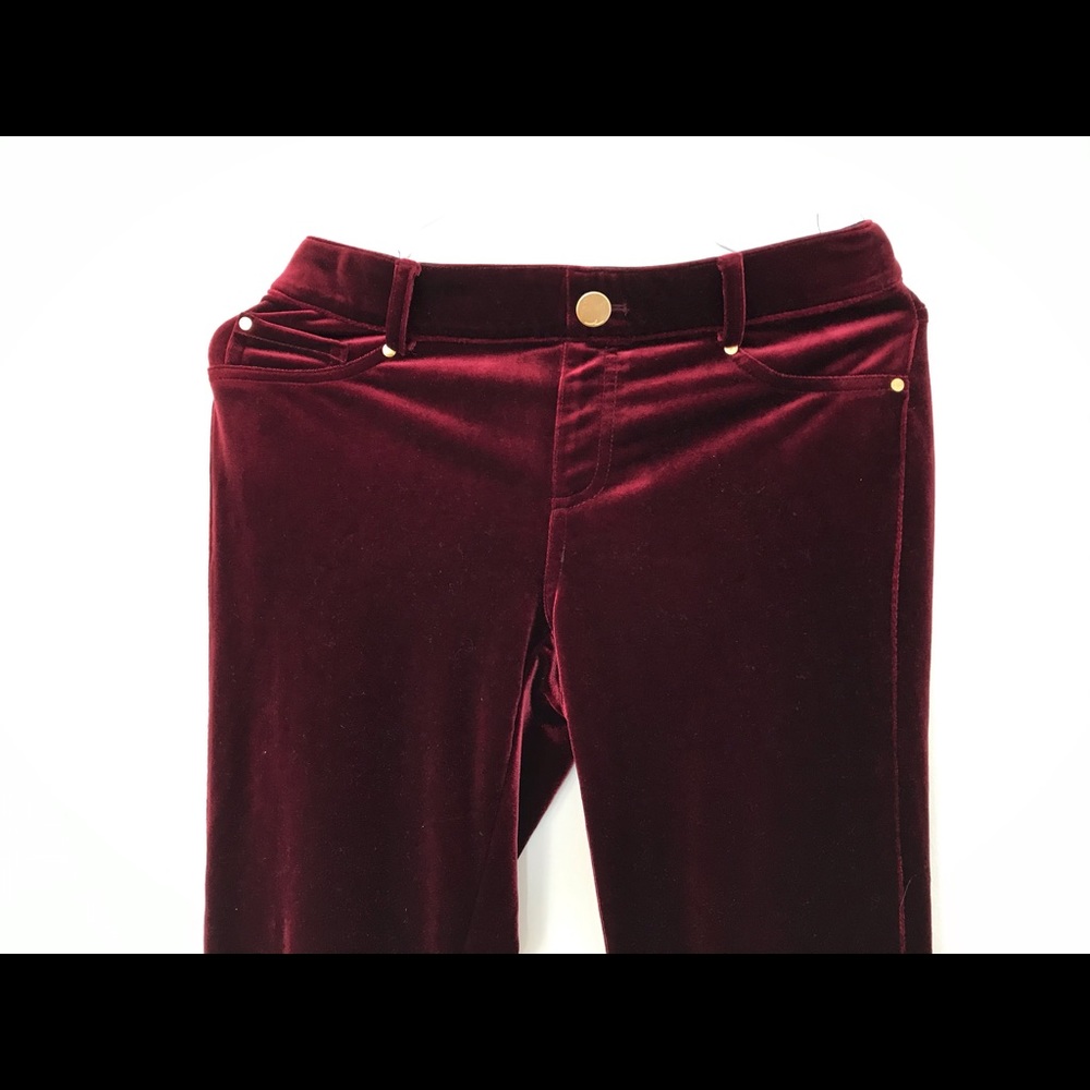 International Concepts Red Comfy Skinny Pants